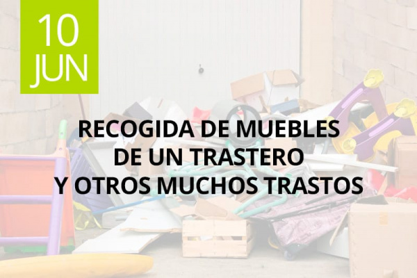 Recogida de muebles de un trastero y otros muchos trastos